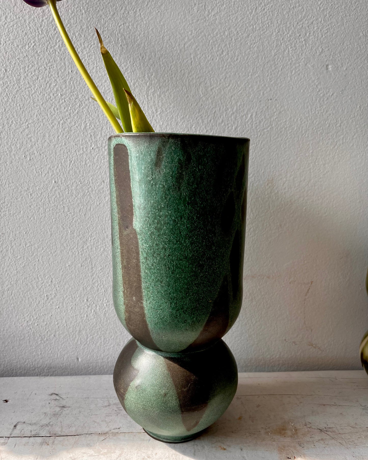 Ball Vase, Green