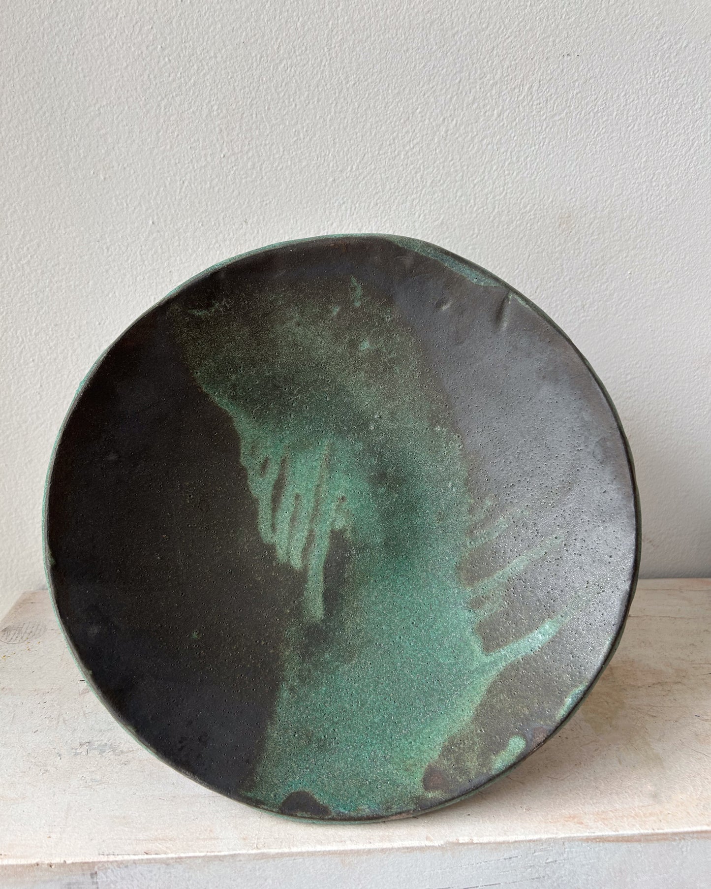 Pedestal Bowl, Patina