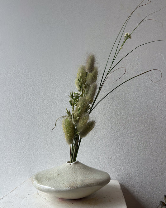 Wood-Fired Ikebana Vase