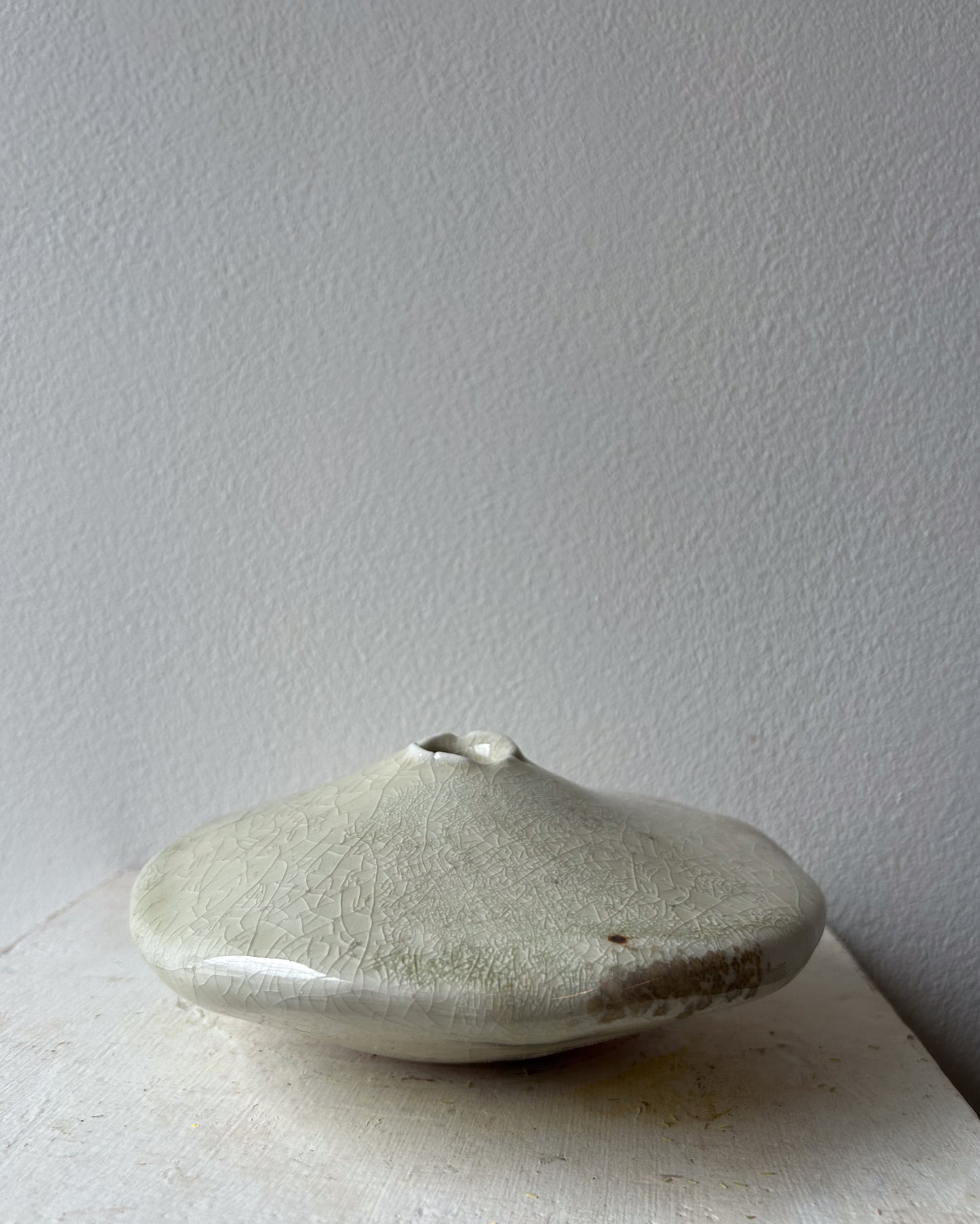 Wood-Fired Ikebana Vase