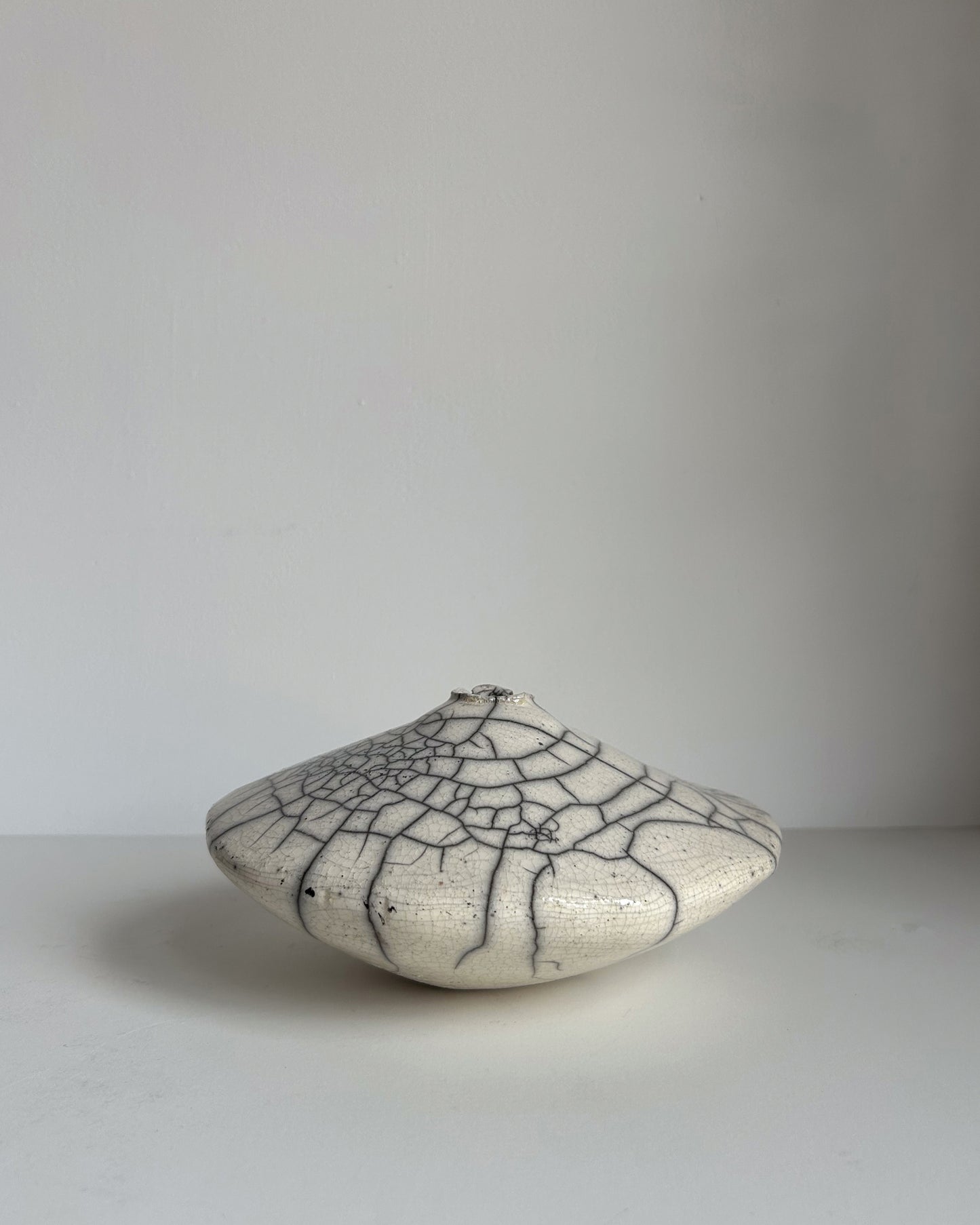 Raku-Fired Ikebana Vase, Small