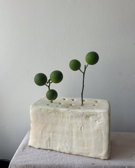 Porcelain Brick Vase