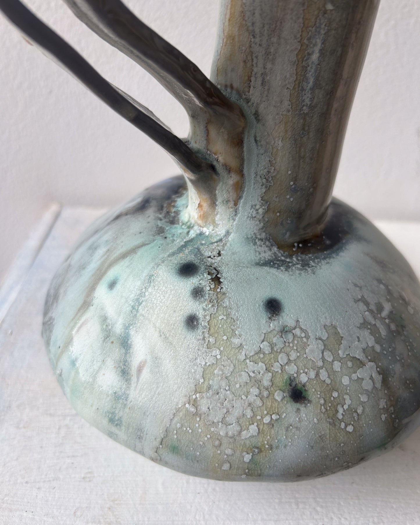 Soda-Fired Bottle Vase No. 1