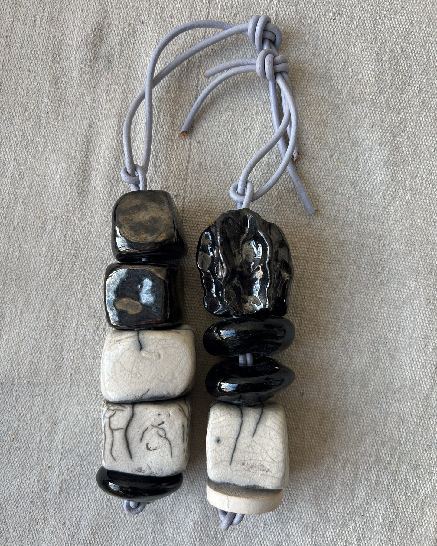 Raku Beaded Ornament