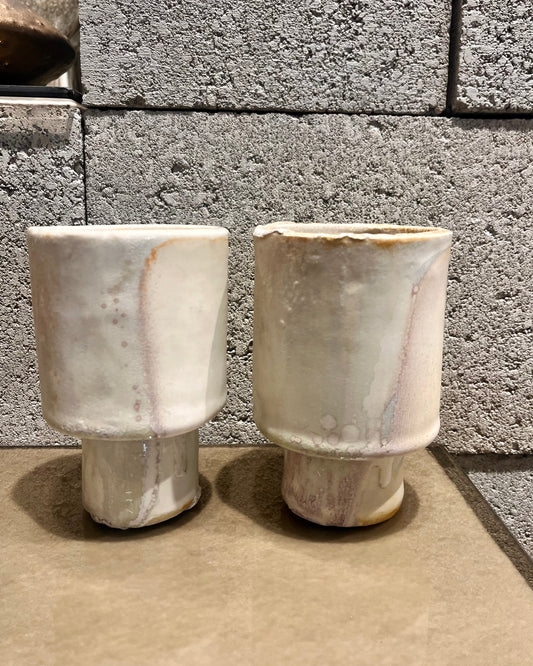 Wood-Fired Porcelain High Cup