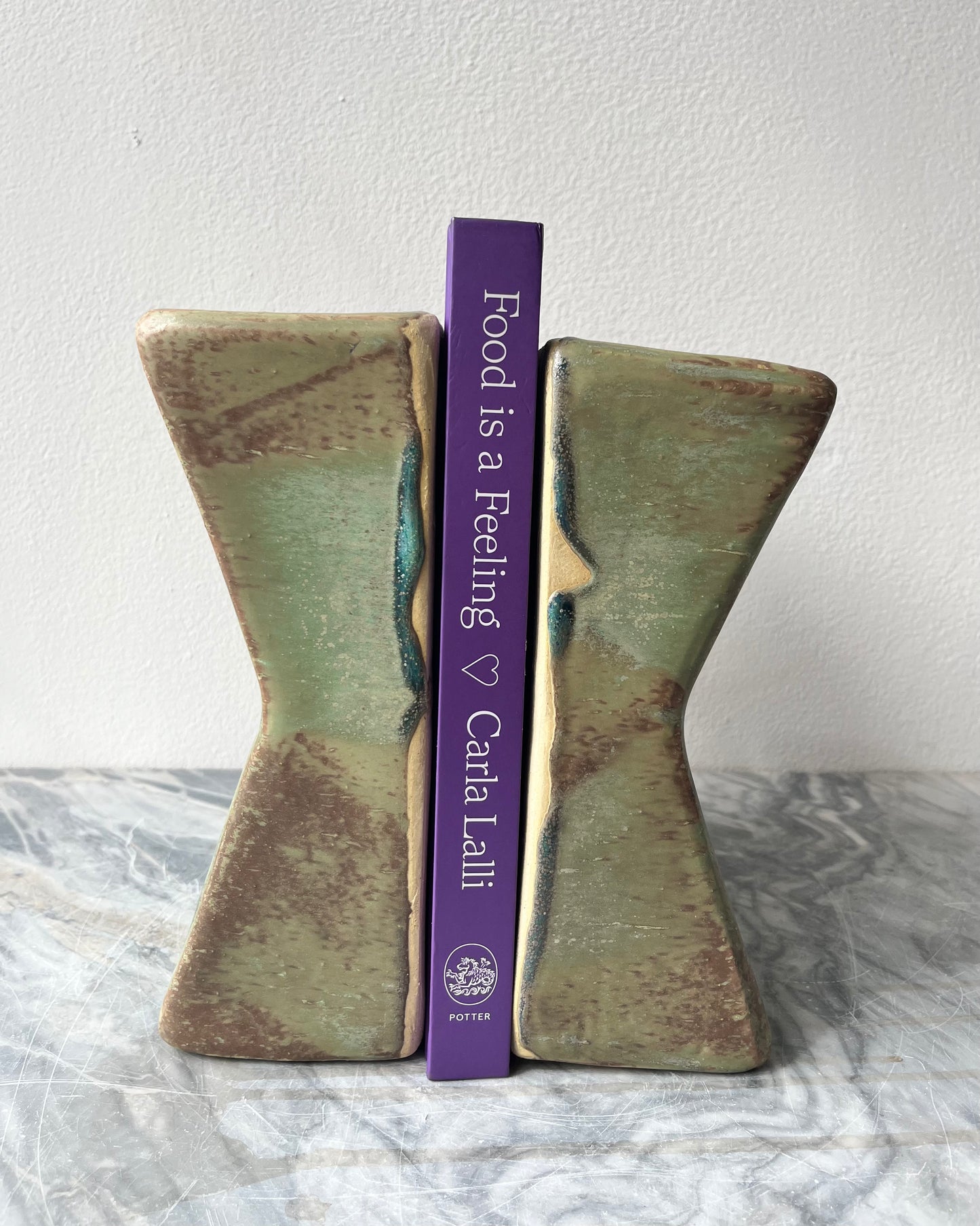 Bookstand, Lichen with Orchid
