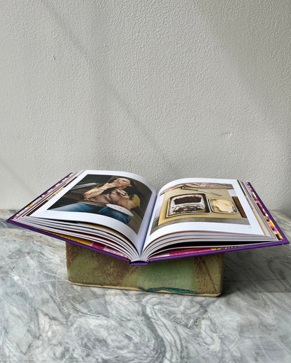 Bookstand, Lichen with Orchid