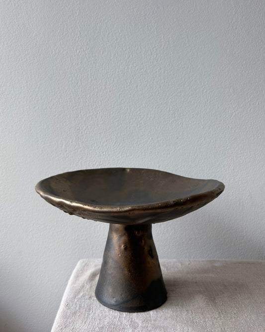 Pedestal Bowl, Bronze