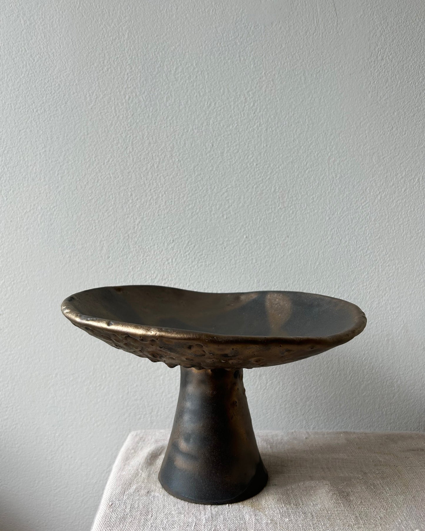Pedestal Bowl, Bronze
