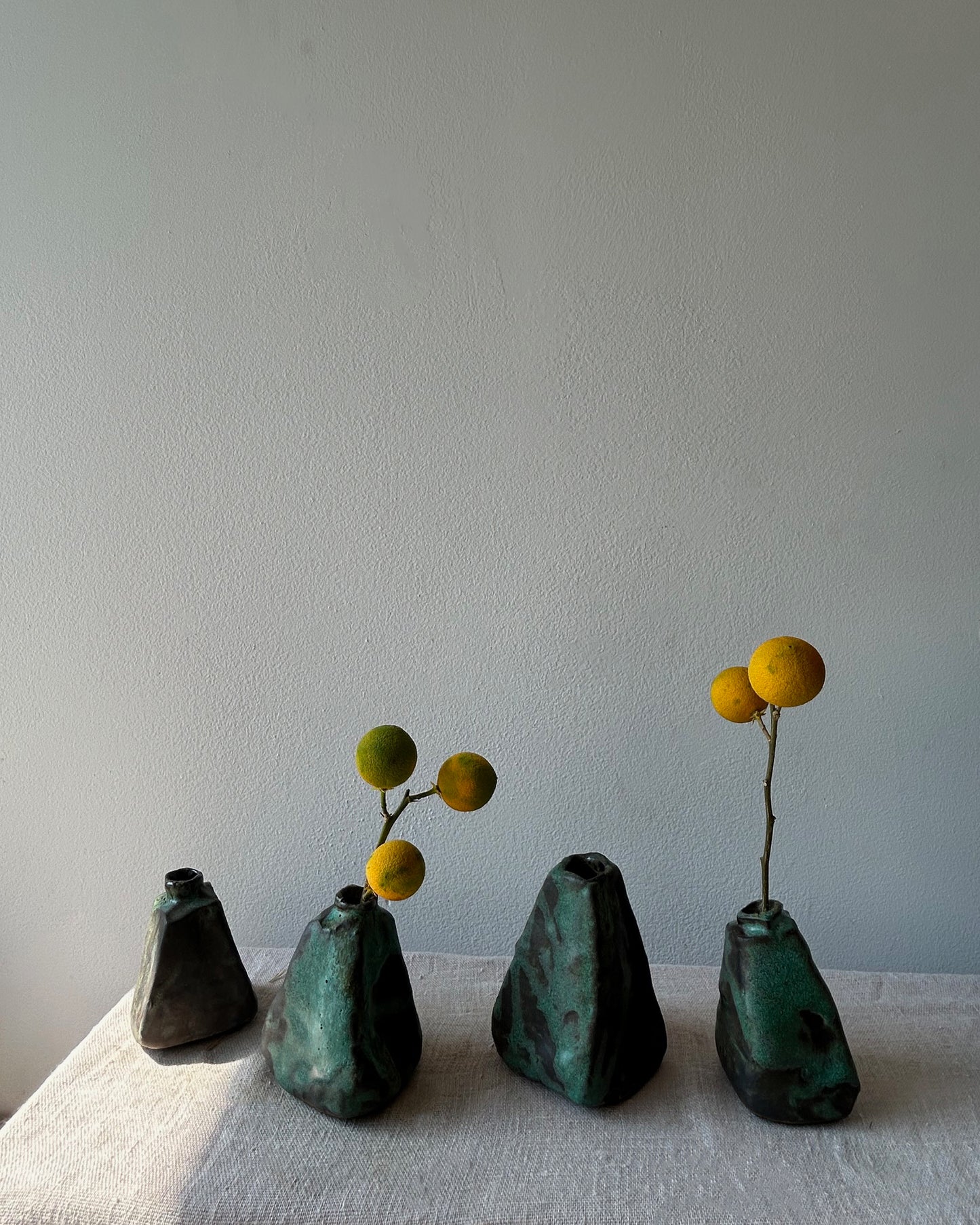 Bud Vase, Patina