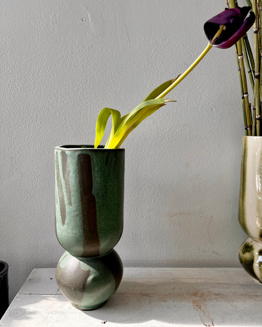 Ball Vase, Green