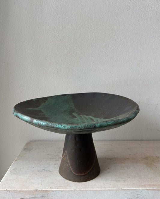 Pedestal Bowl, Patina