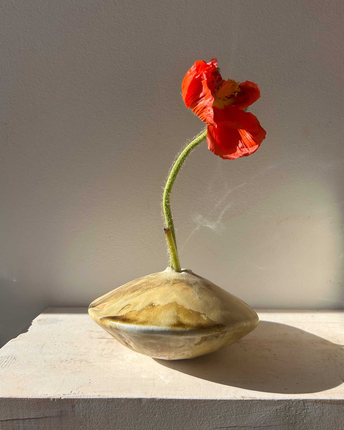 Soda-Fired Ikebana Vase No. 1