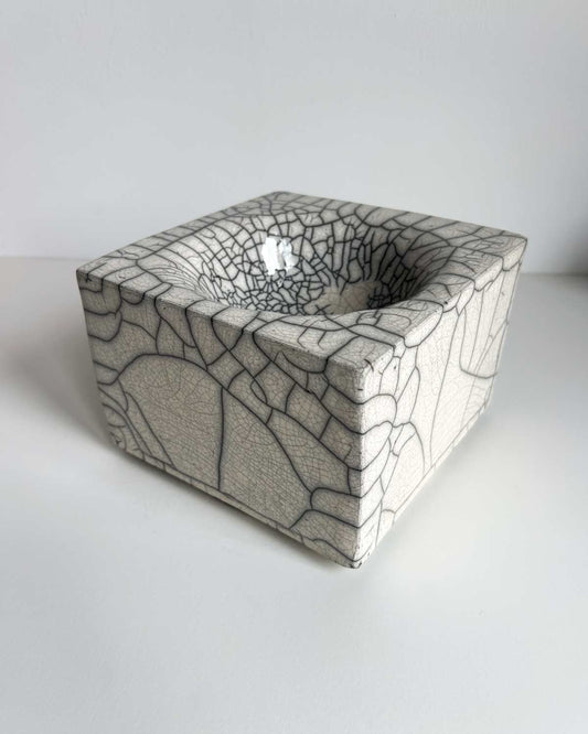 Raku-Fired Box Bowl