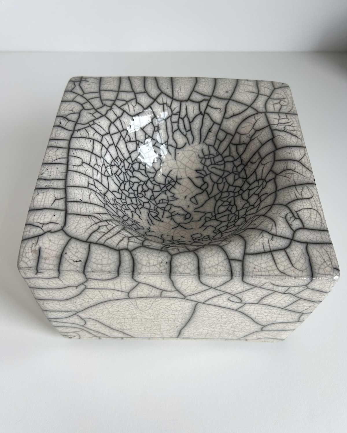Raku-Fired Box Bowl