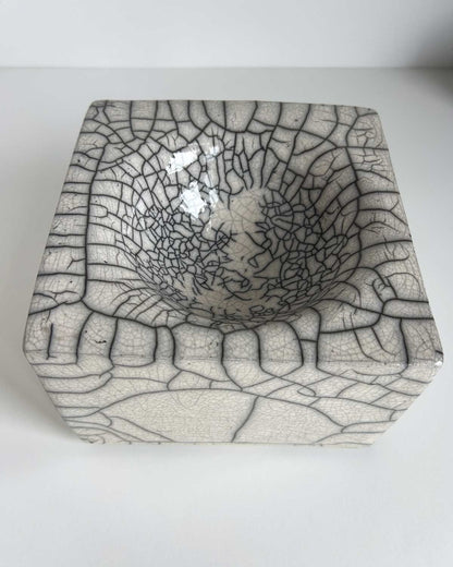 Raku-Fired Box Bowl