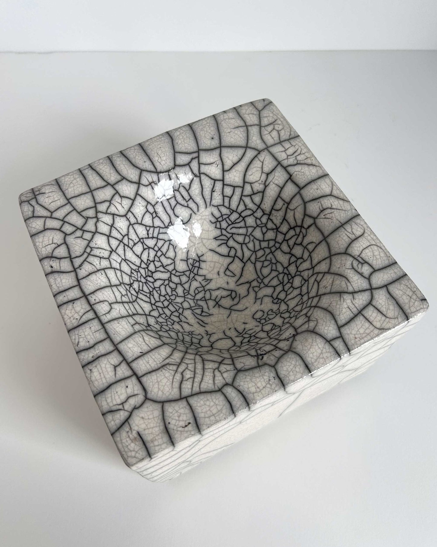 Raku-Fired Box Bowl