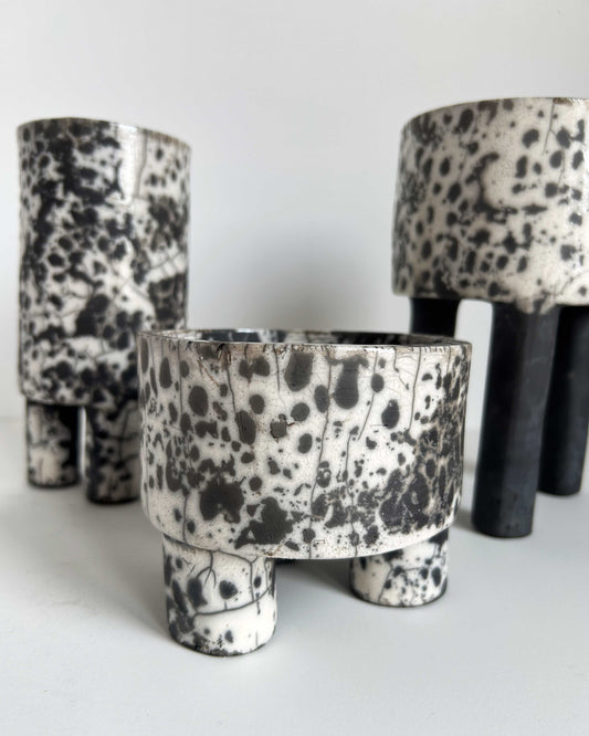Raku-Fired Tripod, Stout