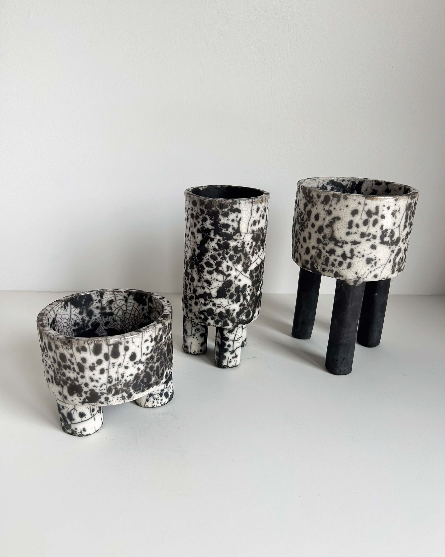 Raku-Fired Tripod, Wide