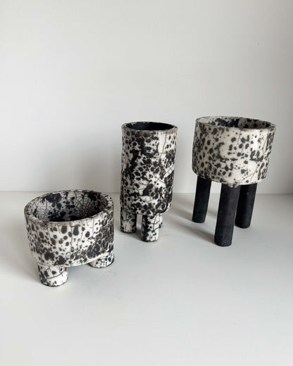Raku-Fired Tripod, Wide