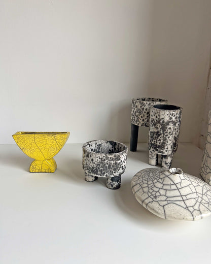 Raku-Fired Tripod, Stout