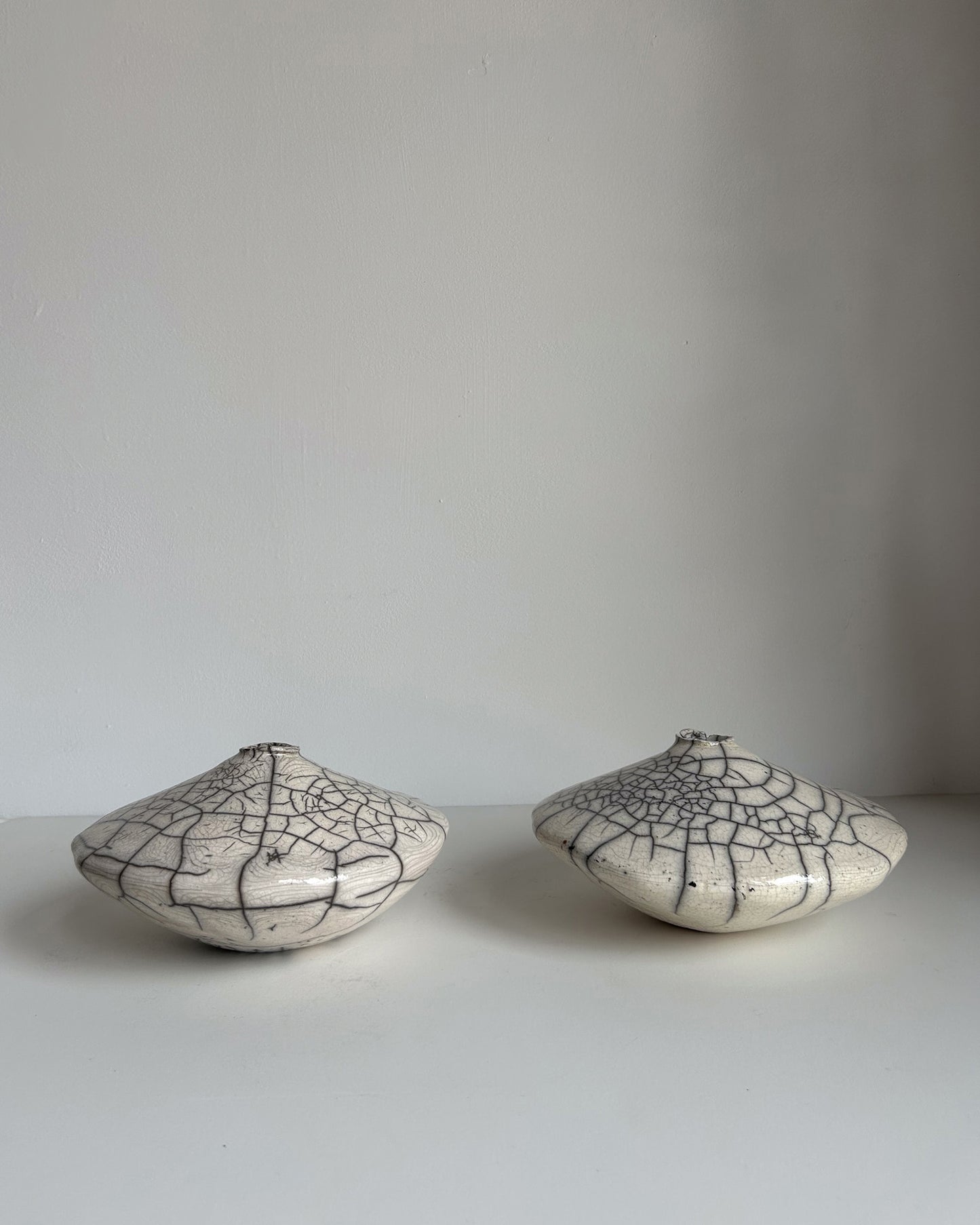 Raku-Fired Ikebana Vase, Small