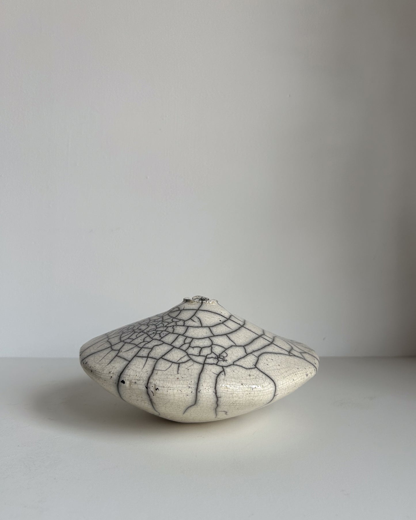 Raku-Fired Ikebana Vase, Small
