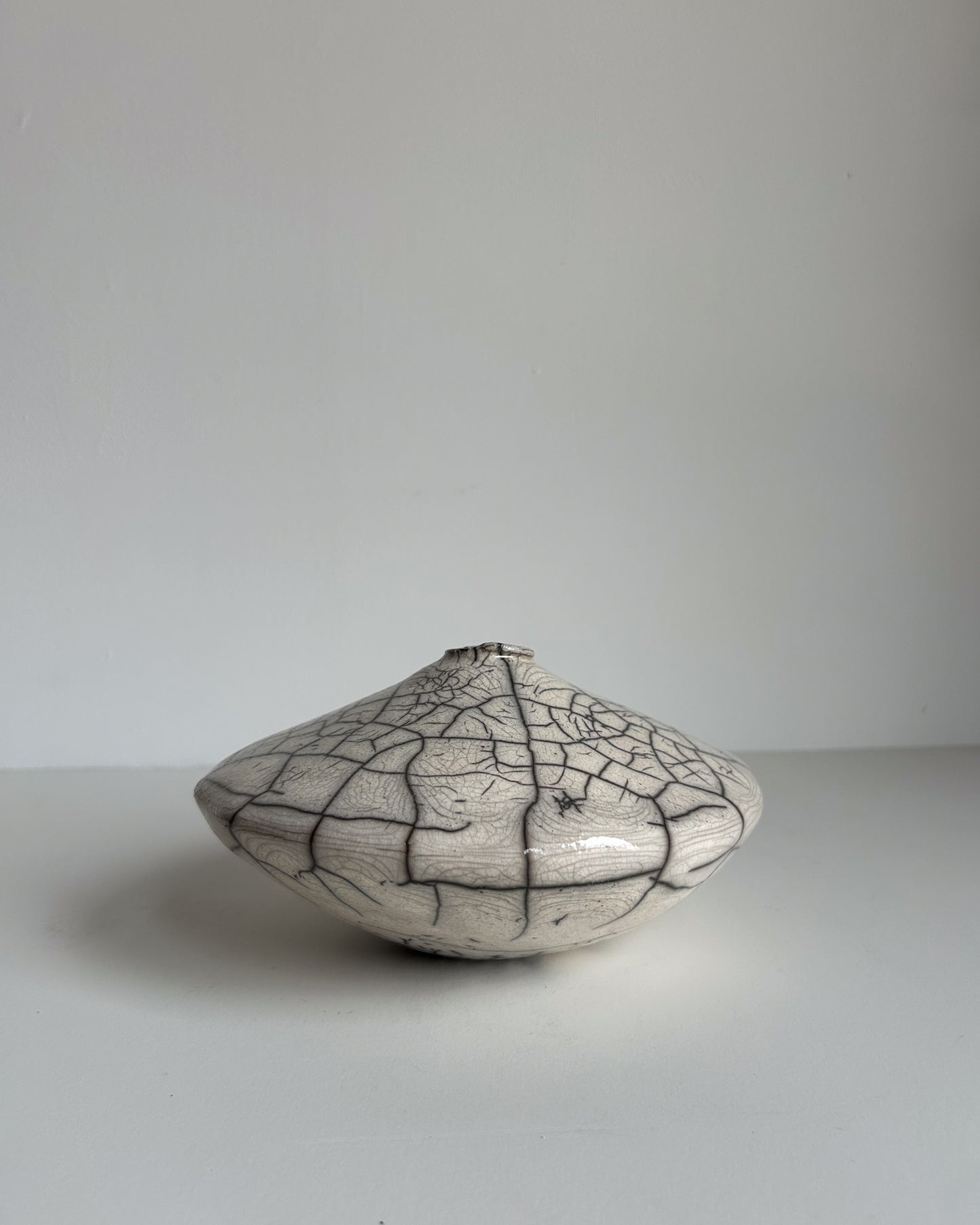 Raku-Fired Ikebana Vase, Small