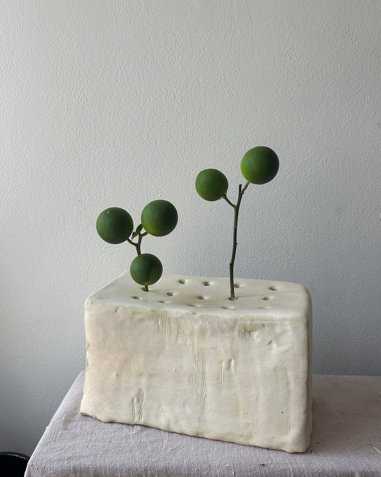 Porcelain Brick Vase