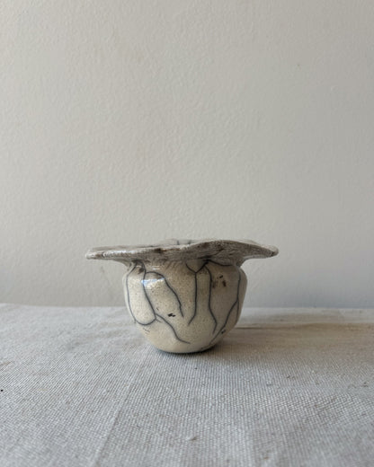 Raku-fired Pinched Vessel