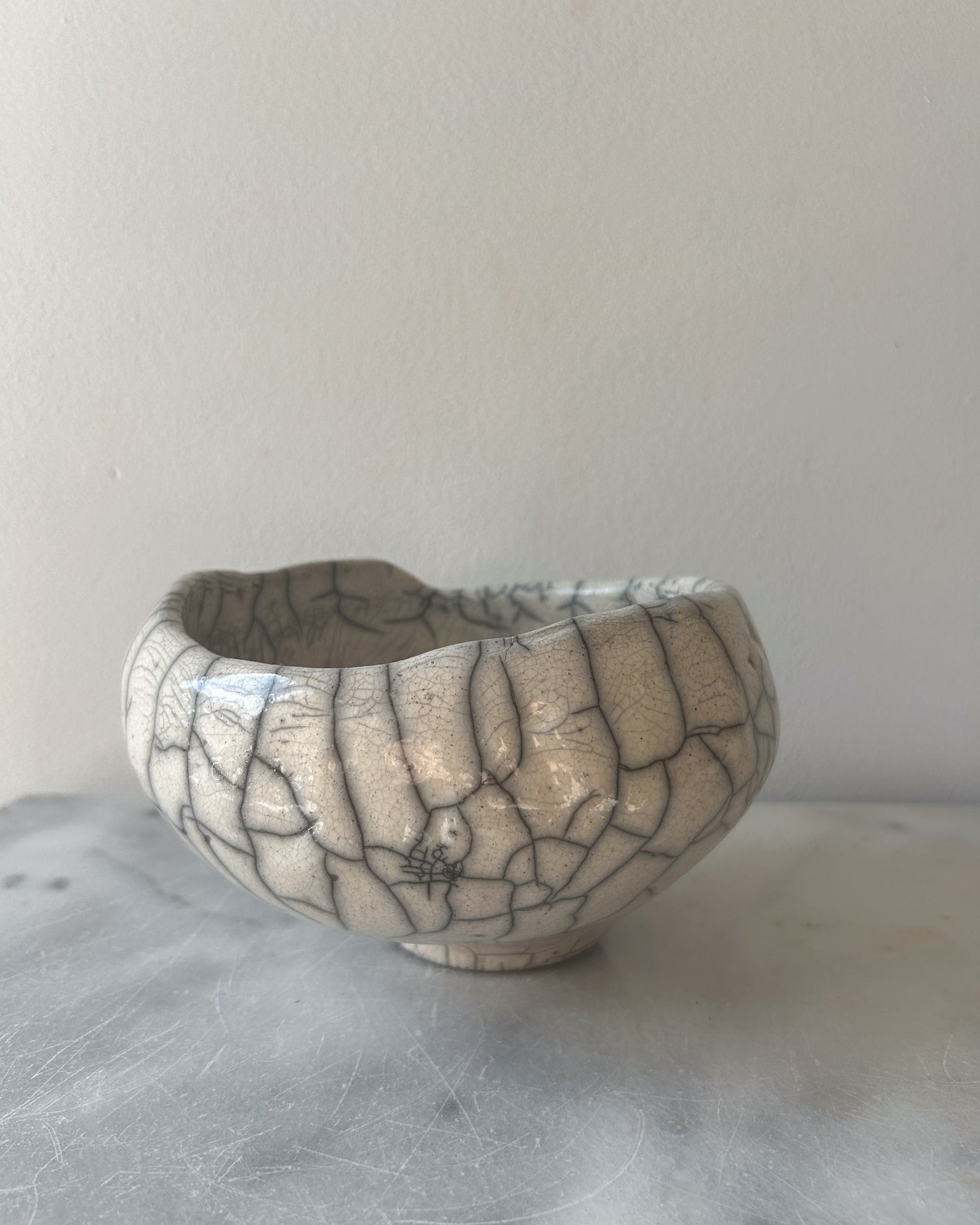 Raku-Fired Coiled Bowl