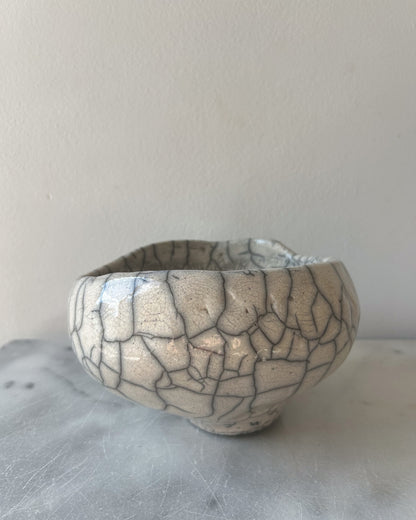 Raku-Fired Coiled Bowl