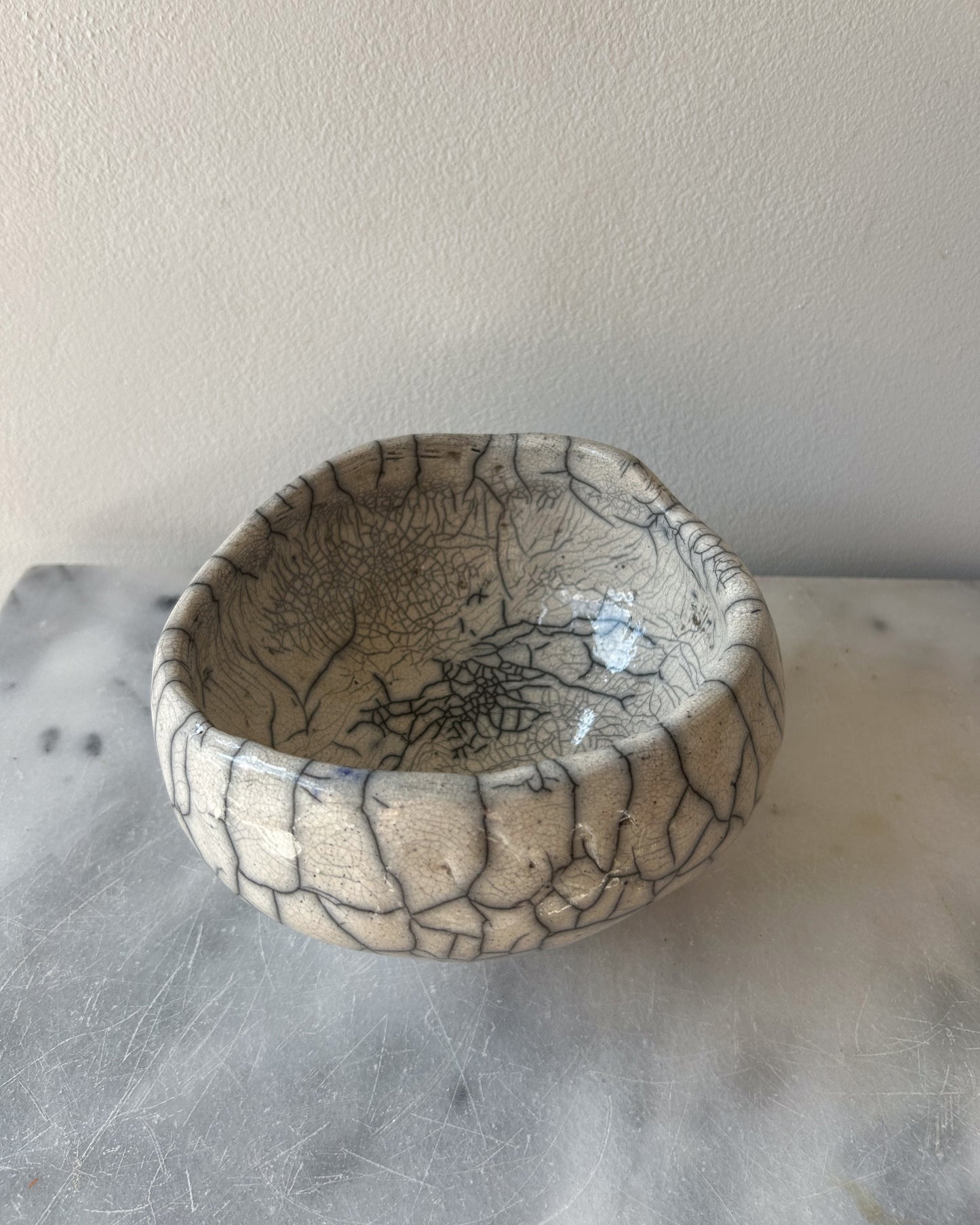 Raku-Fired Coiled Bowl