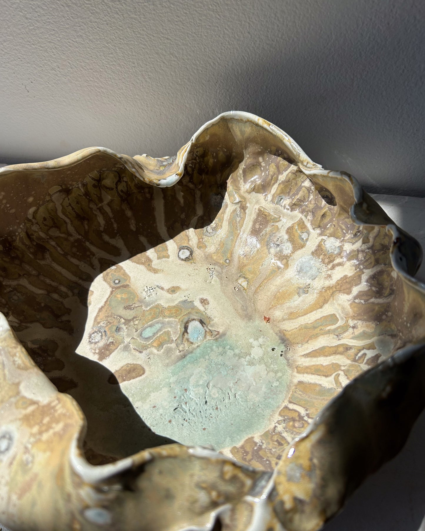 Soda-Fired Waspnest Bowl No. 1