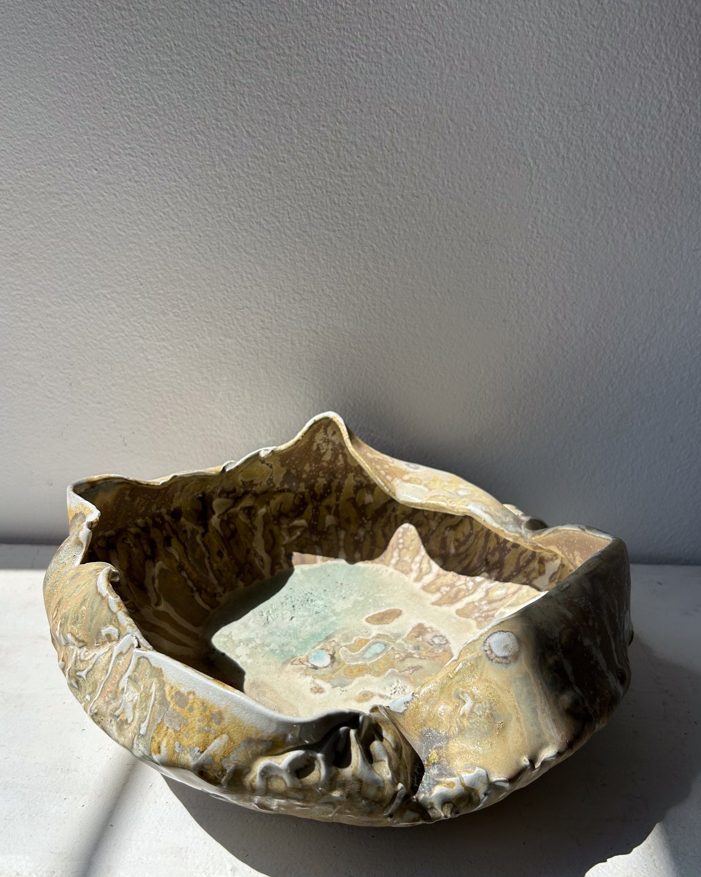 Soda-Fired Waspnest Bowl No. 1