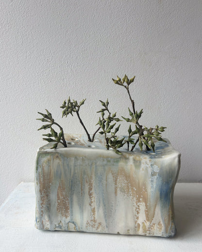 Soda-Fired Brick Vase No. 2