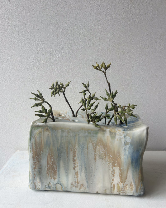 Wood-Fired Brick Vase No. 2