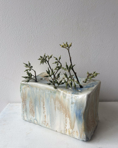 Soda-Fired Brick Vase No. 2