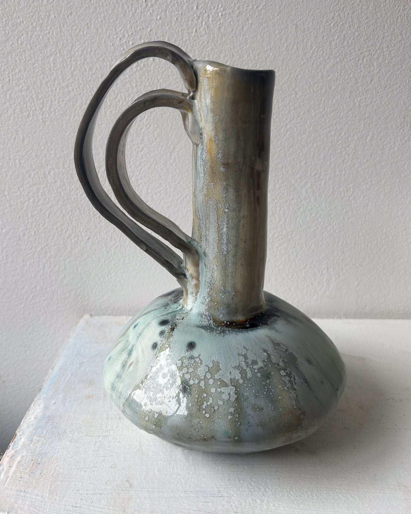 Soda-Fired Bottle Vase No. 1