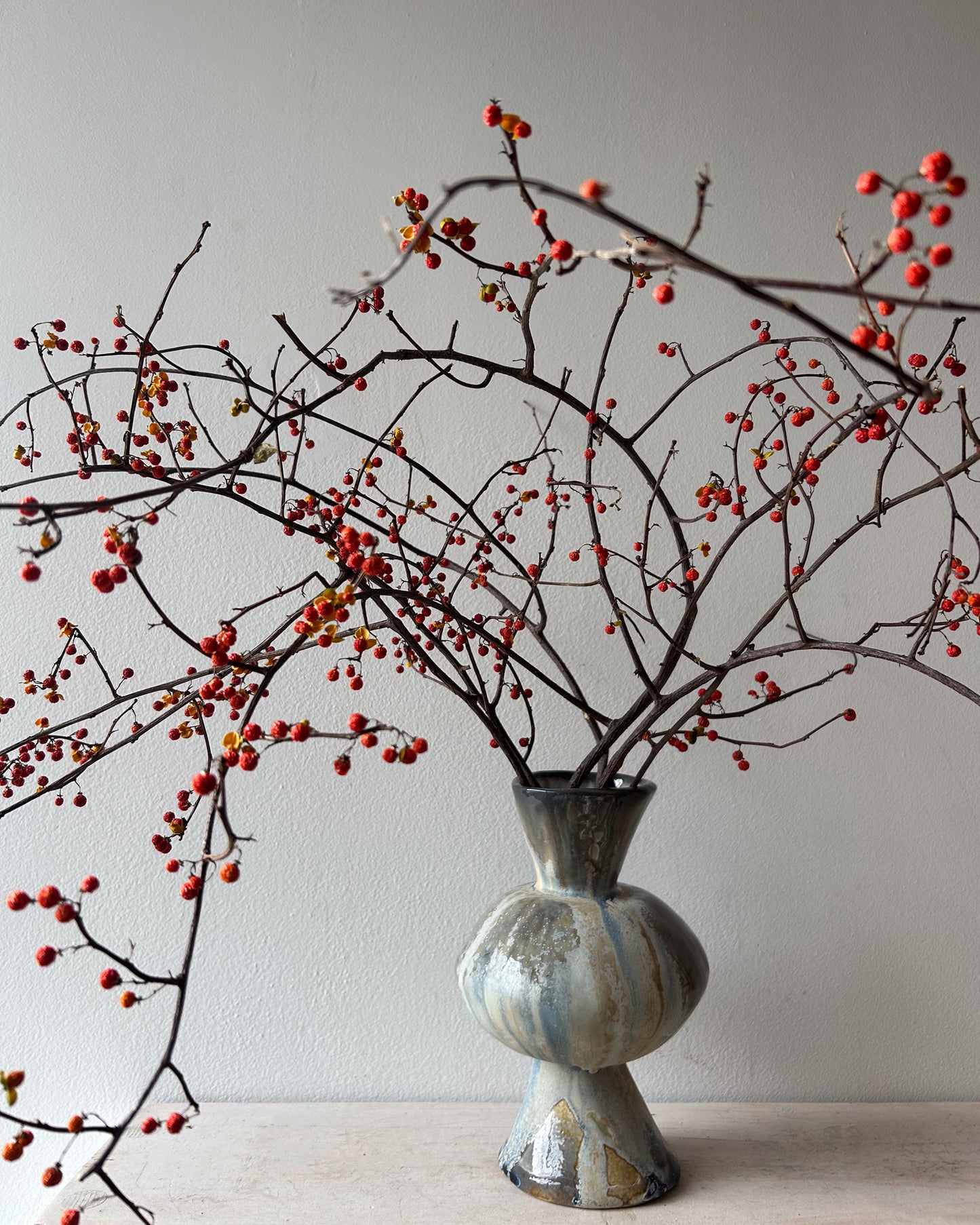 Soda-Fired Bulge Vase No. 1