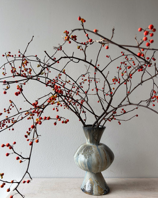 Soda-Fired Bulge Vase No. 1