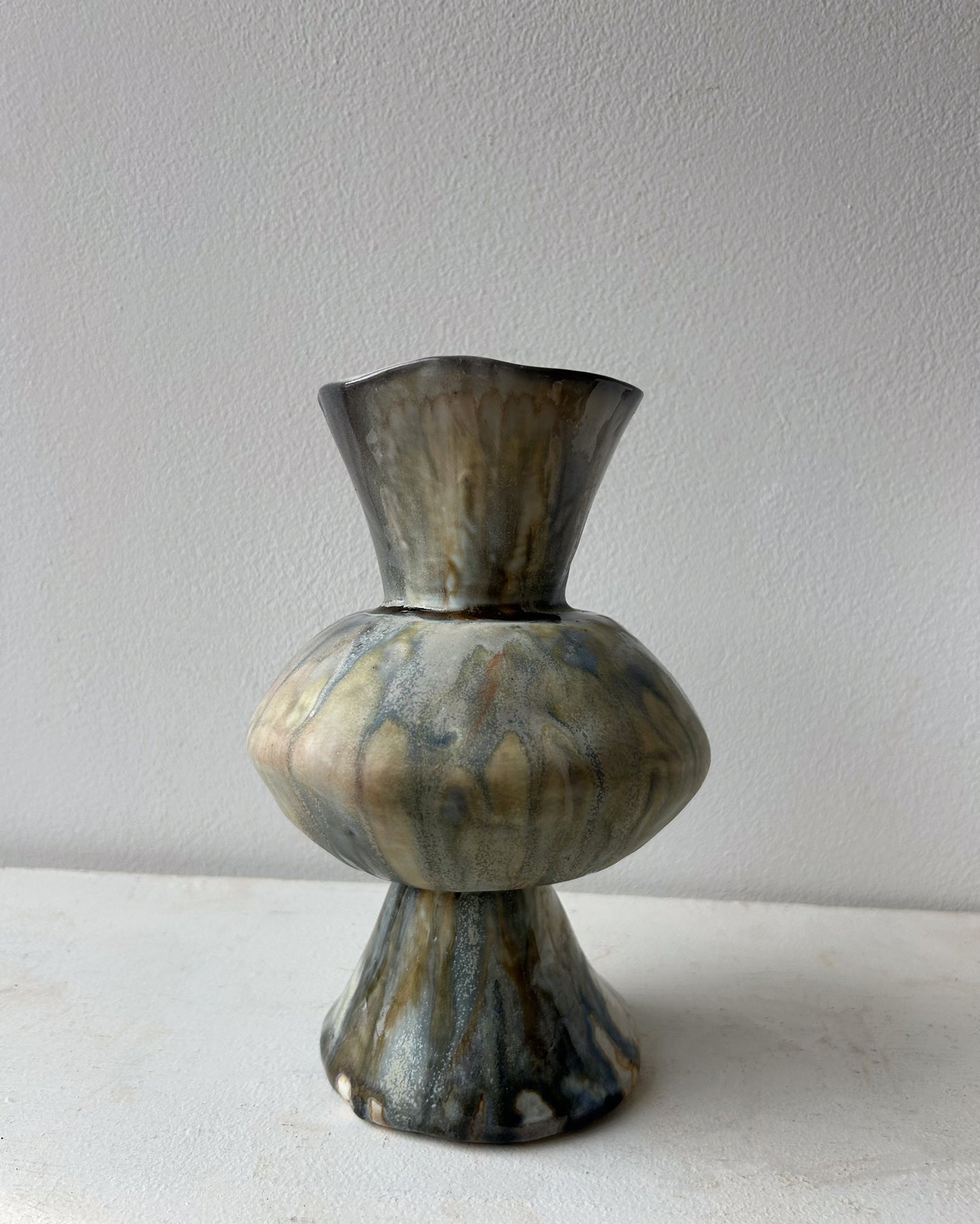Soda-Fired Bulge Vase No. 2