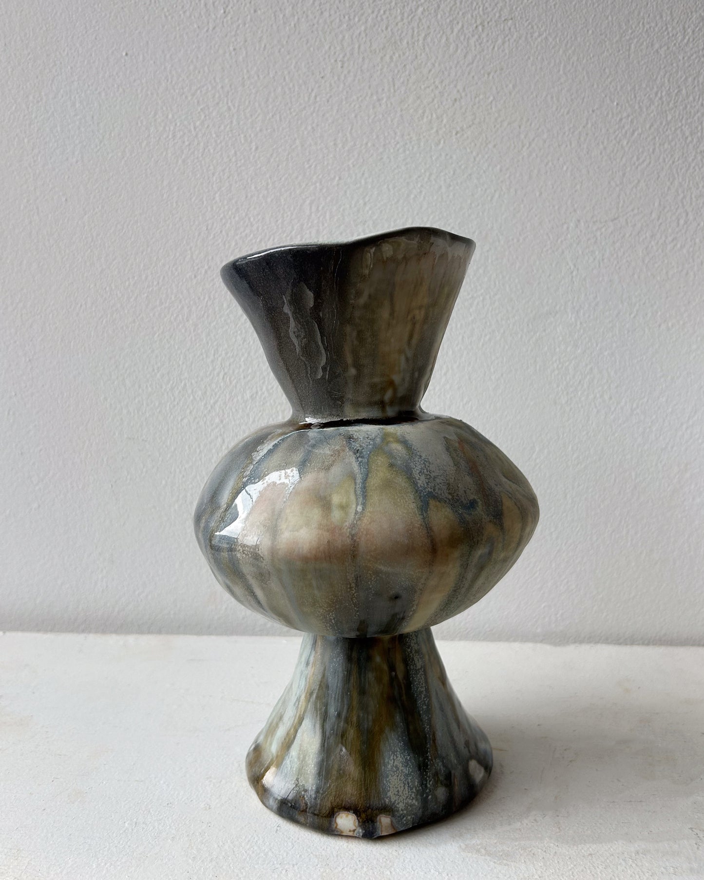 Soda-Fired Bulge Vase No. 2