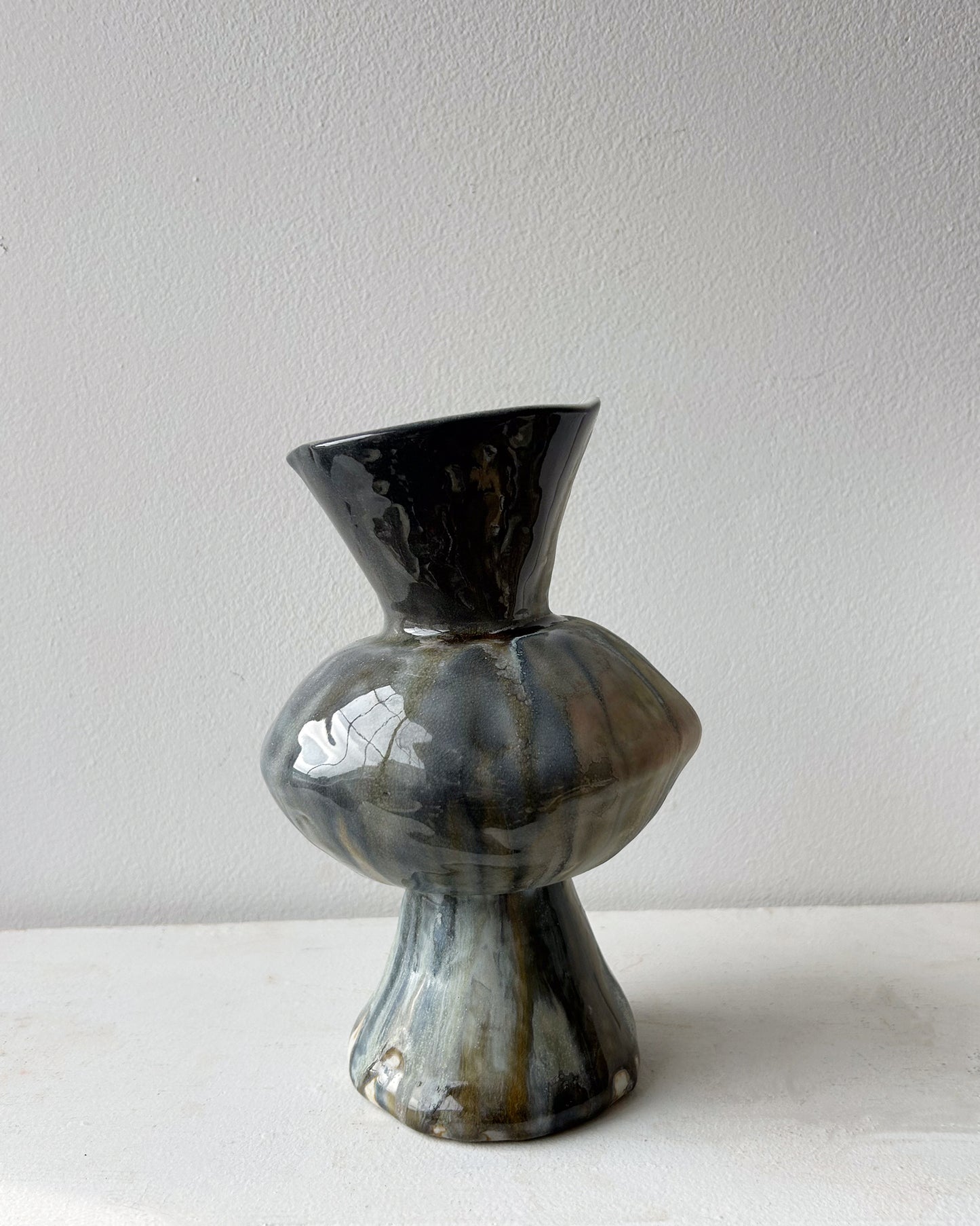 Soda-Fired Bulge Vase No. 2