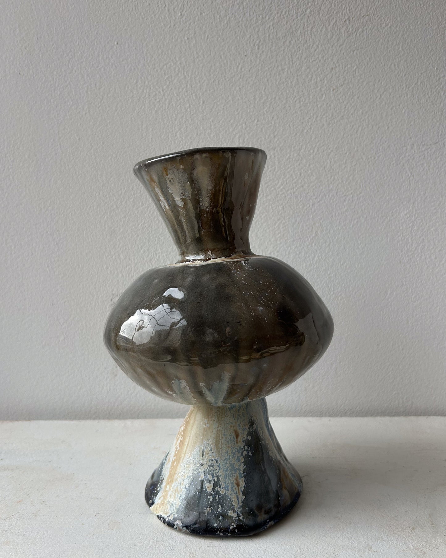Soda-Fired Bulge Vase No. 1