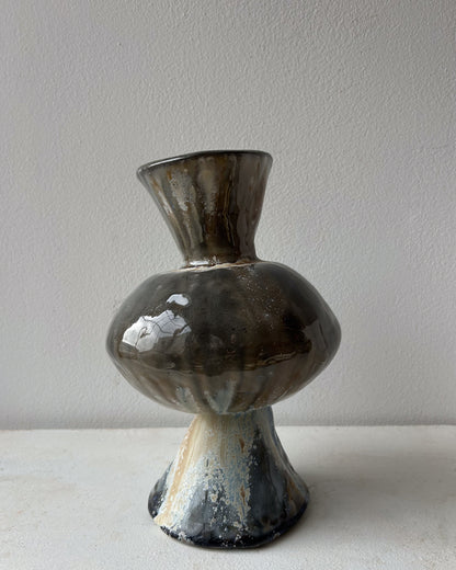 Soda-Fired Bulge Vase No. 1