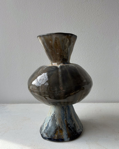 Soda-Fired Bulge Vase No. 1