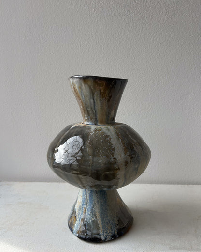 Soda-Fired Bulge Vase No. 1