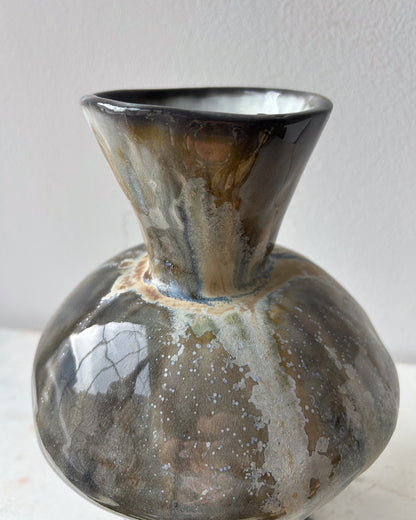 Soda-Fired Bulge Vase No. 1