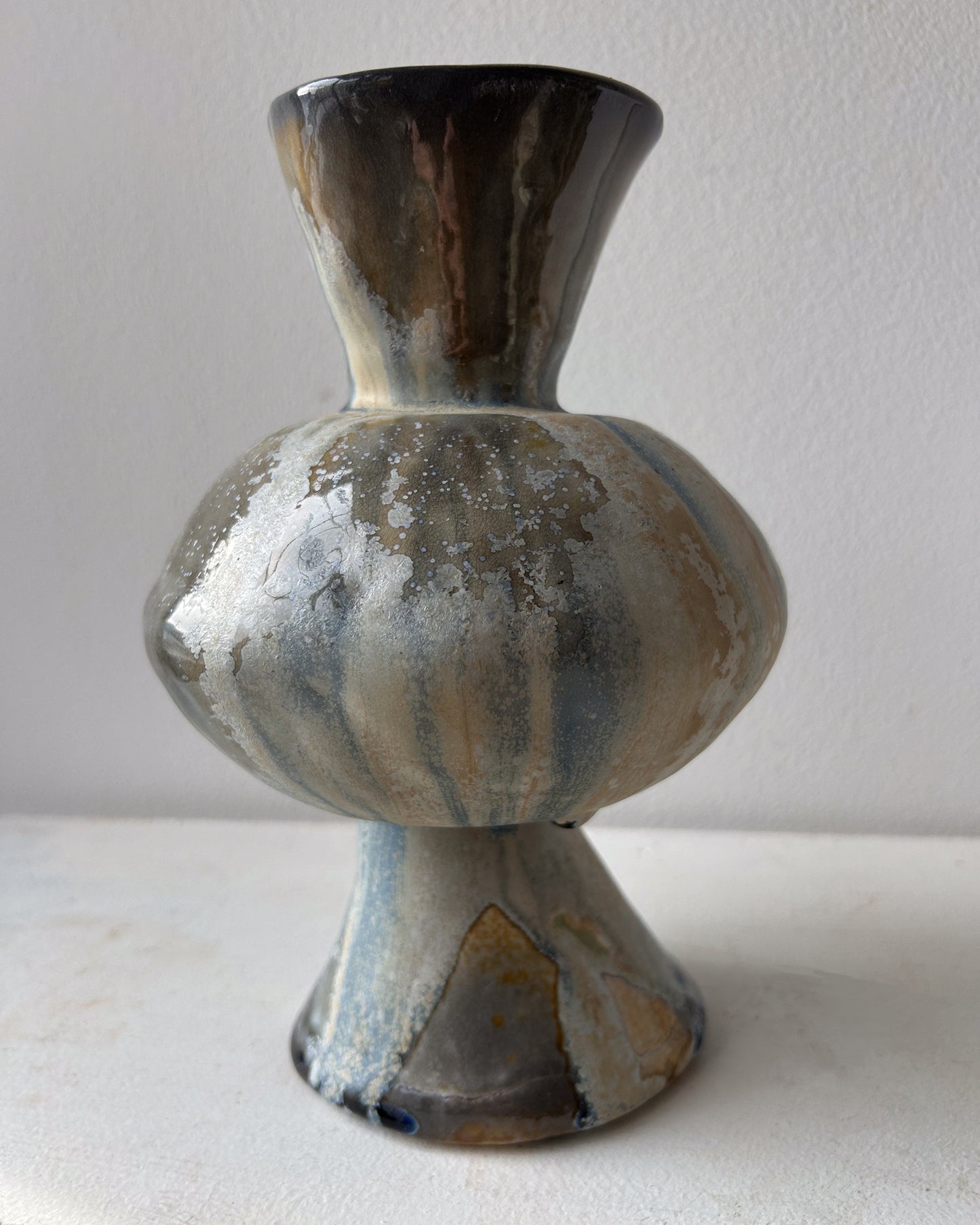 Soda-Fired Bulge Vase No. 1